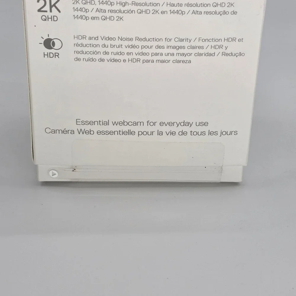 NEW Dell Webcam Camera WB3023 (2K QHD 1440p) OEM Genuine Factory Sealed HDR